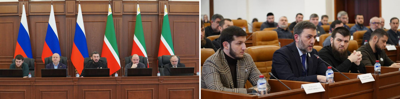 Geroy Rossii Predsedatel Pravitelstva Chechenskoy Respubliki Magomed Khozhakhmedovich Daudov provel soveshchaniye 2